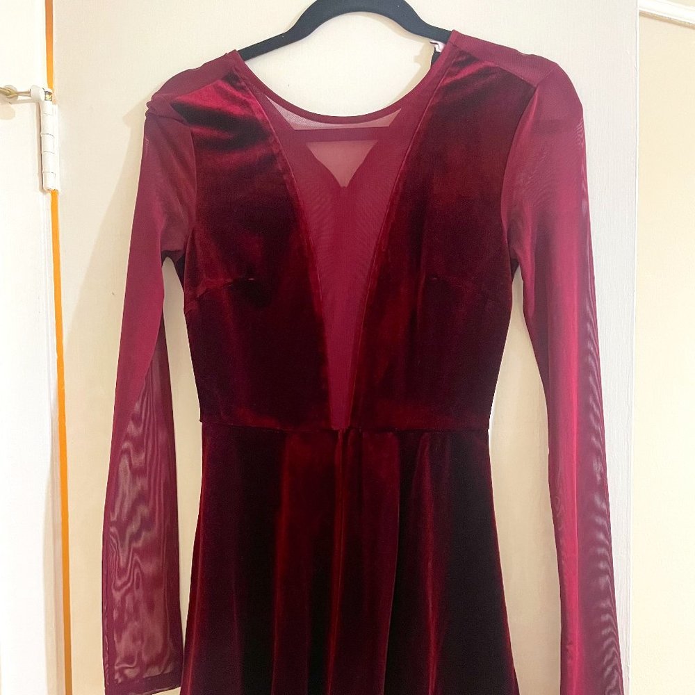 Velvet Long Sleeve Romper